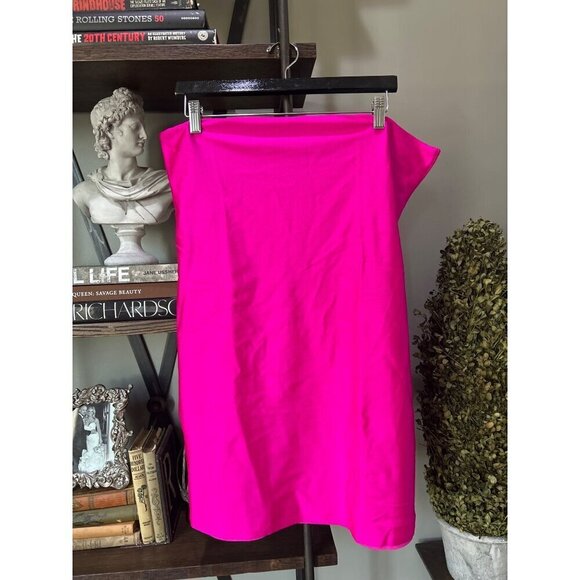 Good American Compression Shine Tube Dress Fuchsia Pink001 Womens Size 7 4XL - Picture 5 of 8